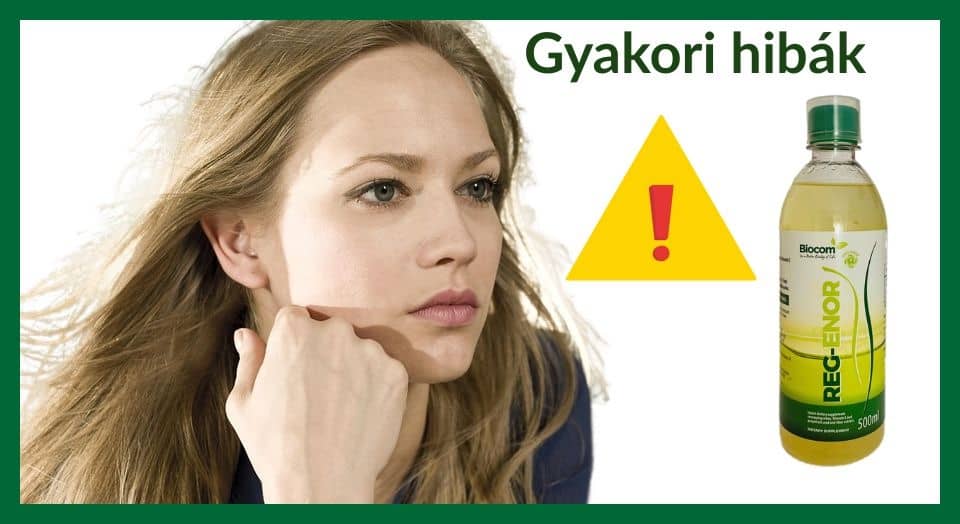Gyakori hibák a regenor diéta alatt