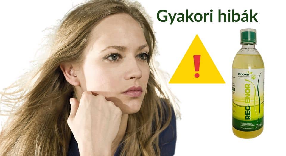Gyakori hibák a regenor kúra alatt