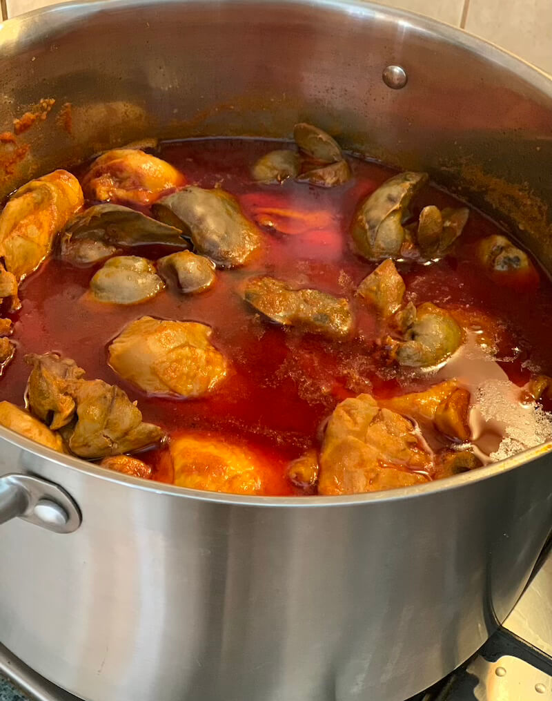 regenoros csirkepaprikás